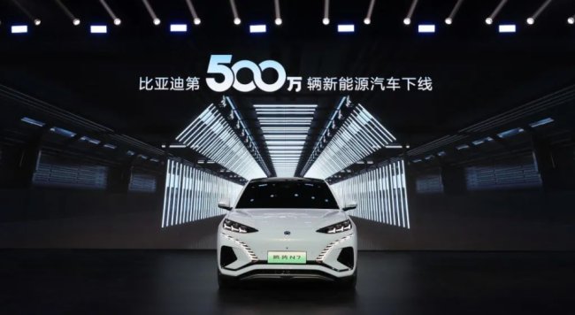 全球首家！比亞迪達成第500萬輛新能源汽車下線